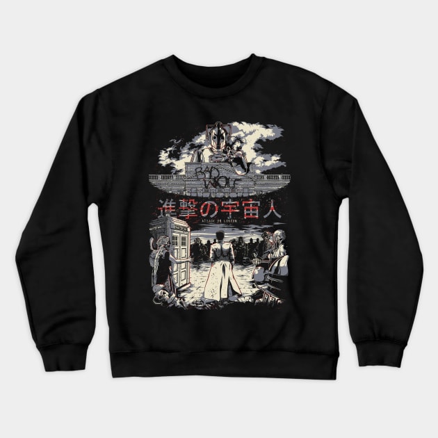 Attack on London Crewneck Sweatshirt by GillesBone